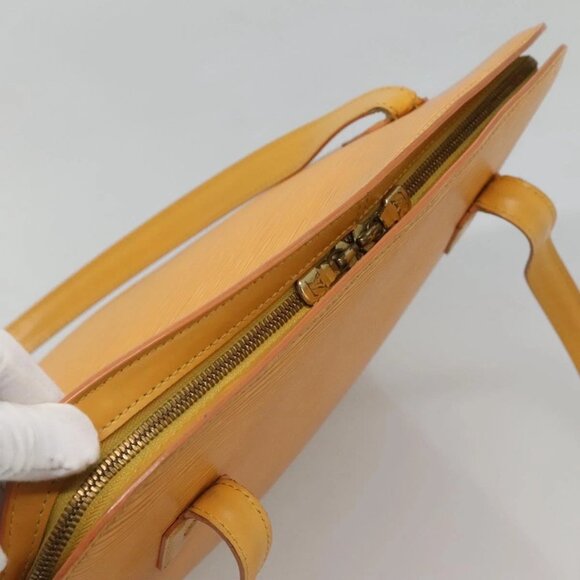 LOUIS VUITTON Epi Lussac Shoulder Bag Yellow M52289 LV Auth 120547 - Picture 7 of 16